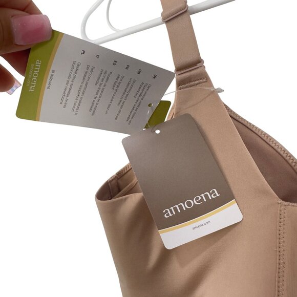 Amoena Magdalena SB Women Seamless Minimizer Bra 36D Nude Full Coverage - Picture 5 of 12